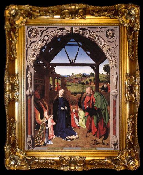 framed  CHRISTUS, Petrus The Nativity, ta009-2